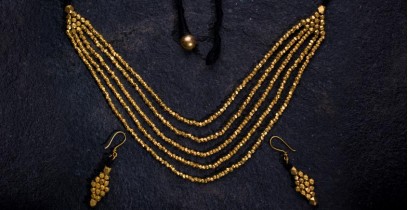 प्रीतम ✤ Brass Jewellery ✤ Necklace with Earring { 30 }